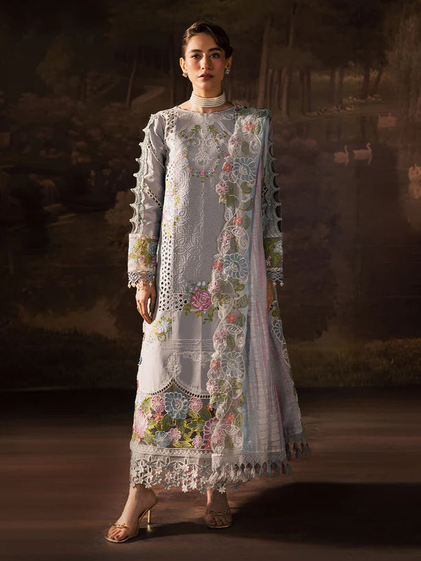 Parishay 3Pc Embroidered Luxury Lawn Suit ET-09